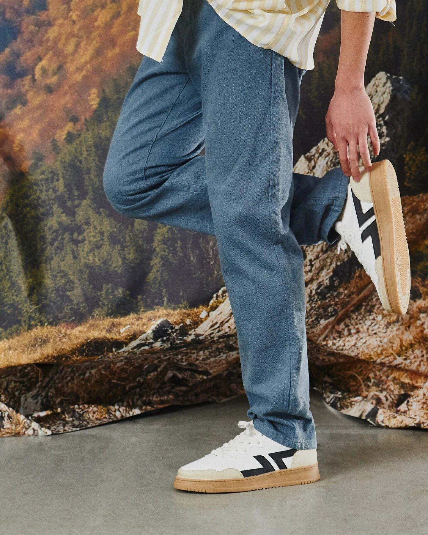 Zèta Herren vegan Sneaker Bêta B2 Schwarz – Ansicht 2