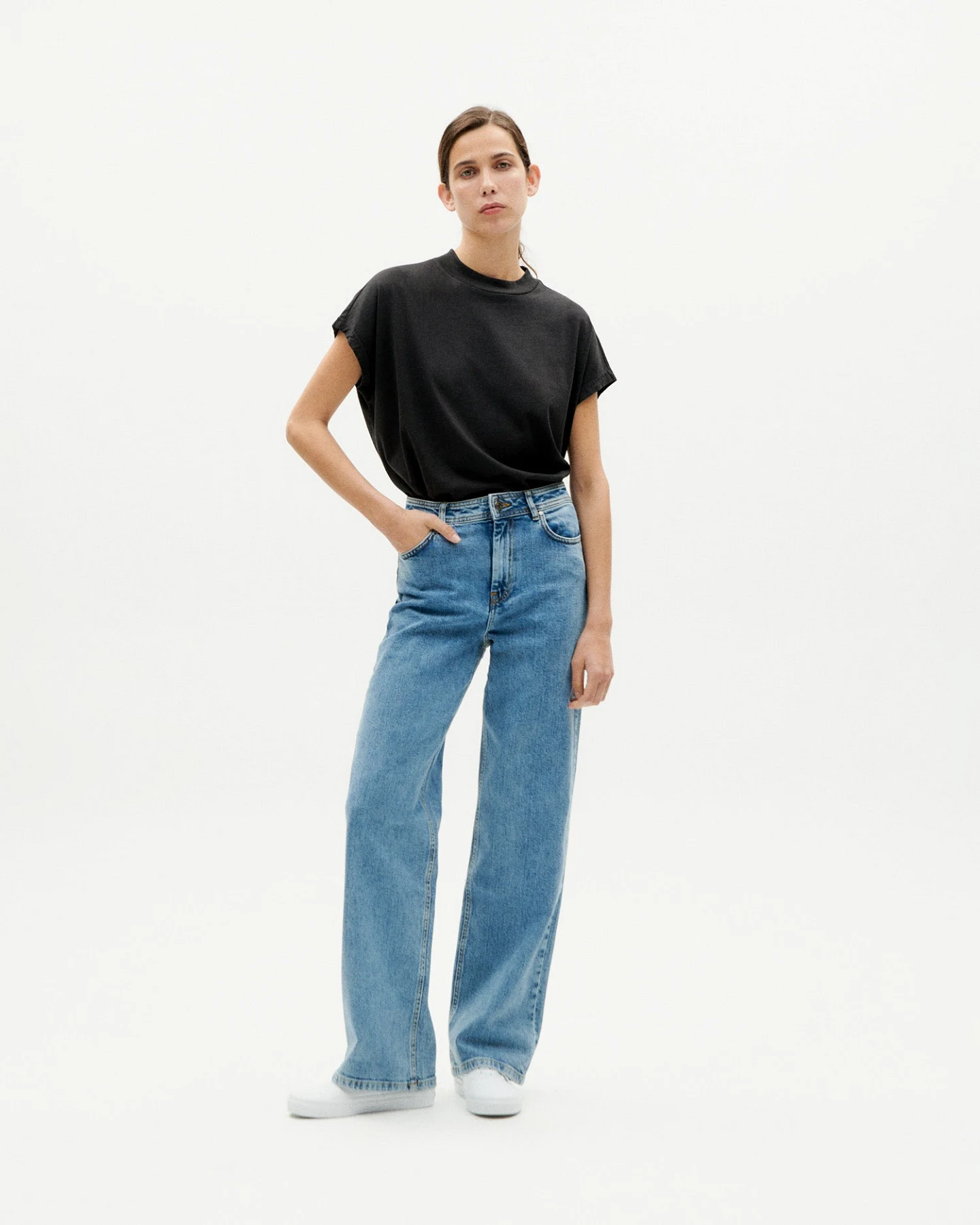 Thinking MU Damen vegan Denim Theresa Light Clean – Ansicht 2