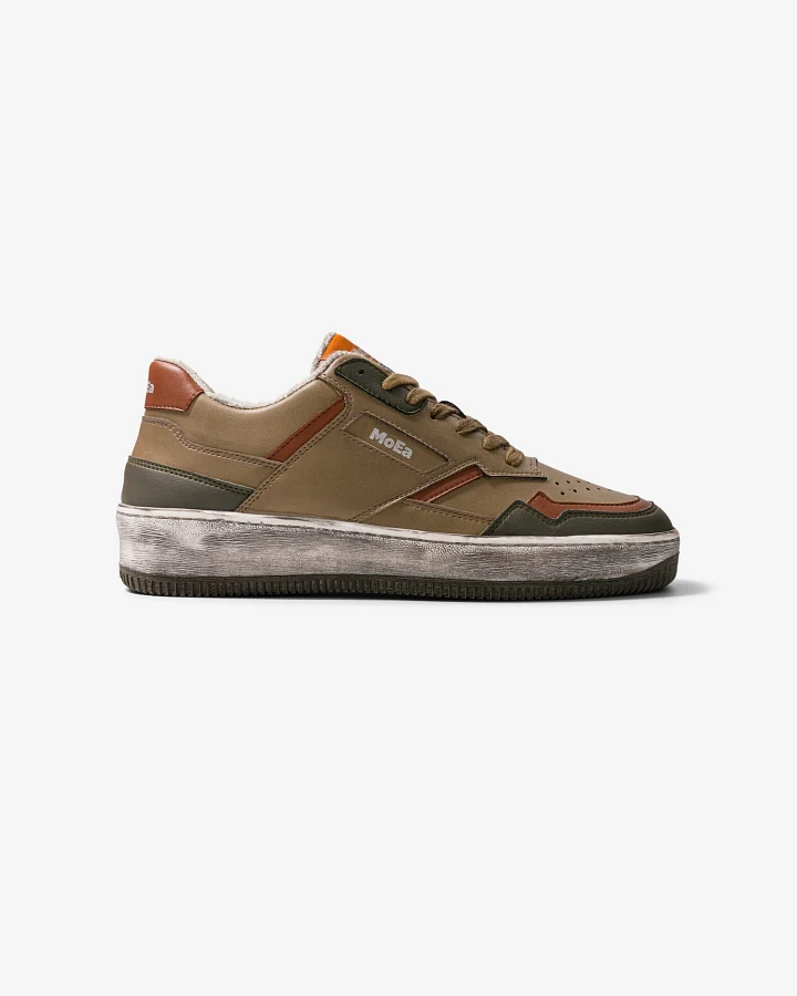 MoEa Herren vegan Sneaker Desserto X Moea Braun
