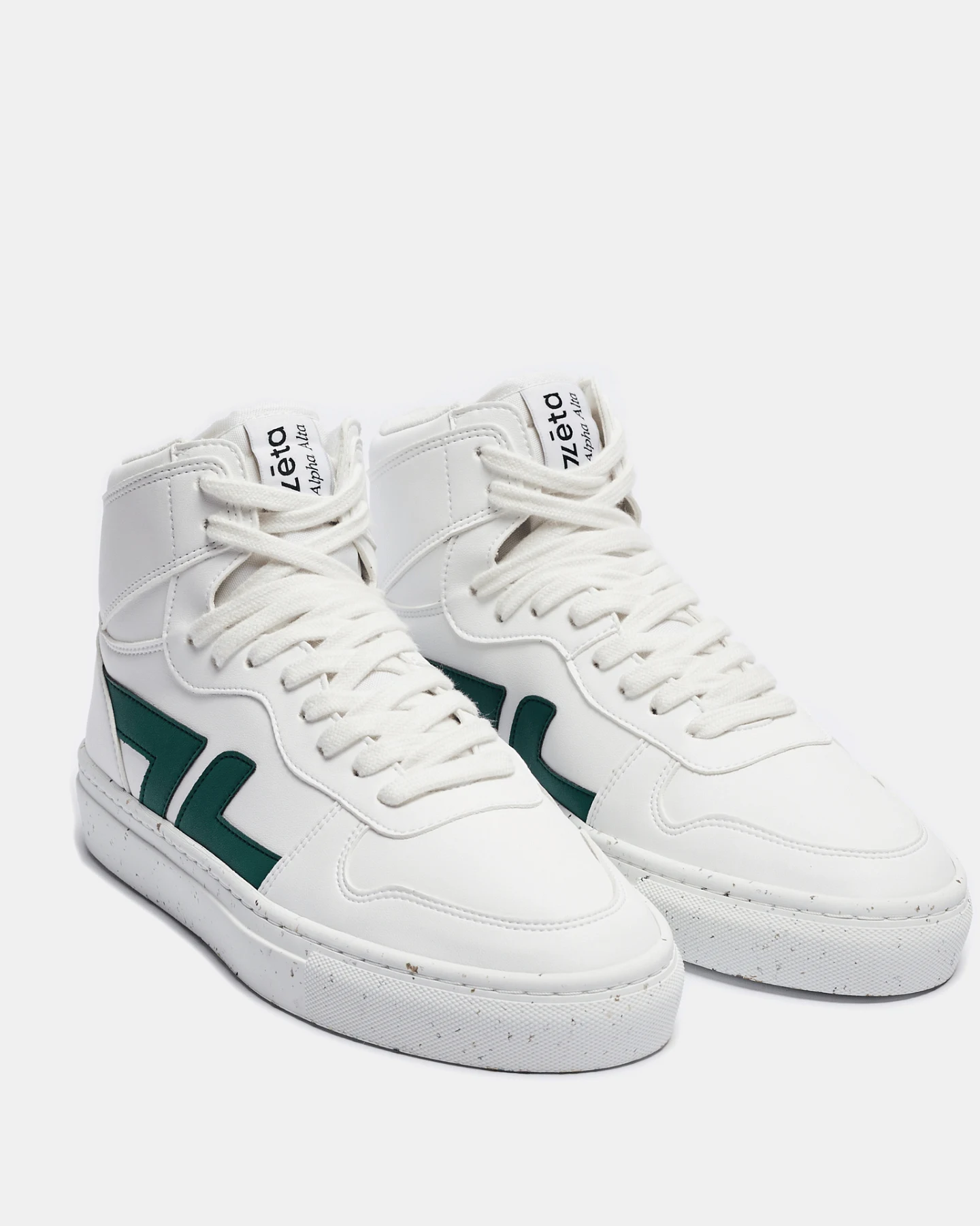 Zèta Herren vegan Sneaker Alta Grün & Weiß – Ansicht 2
