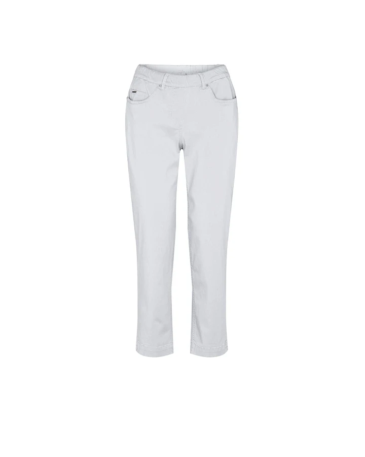 LAURIE Damen vegan Hose Hannah Regular Crop Weiß