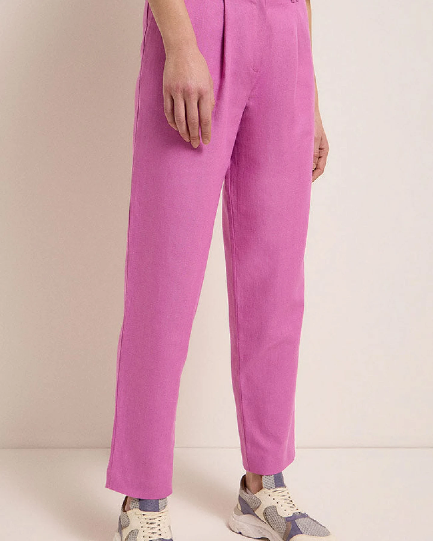 Lanius Damen vegan Hose Bloom Rosa – Ansicht 2