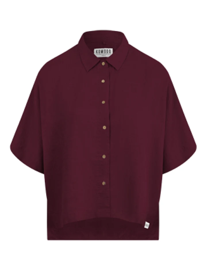 KOMODO Damen vegan Hemd Beere