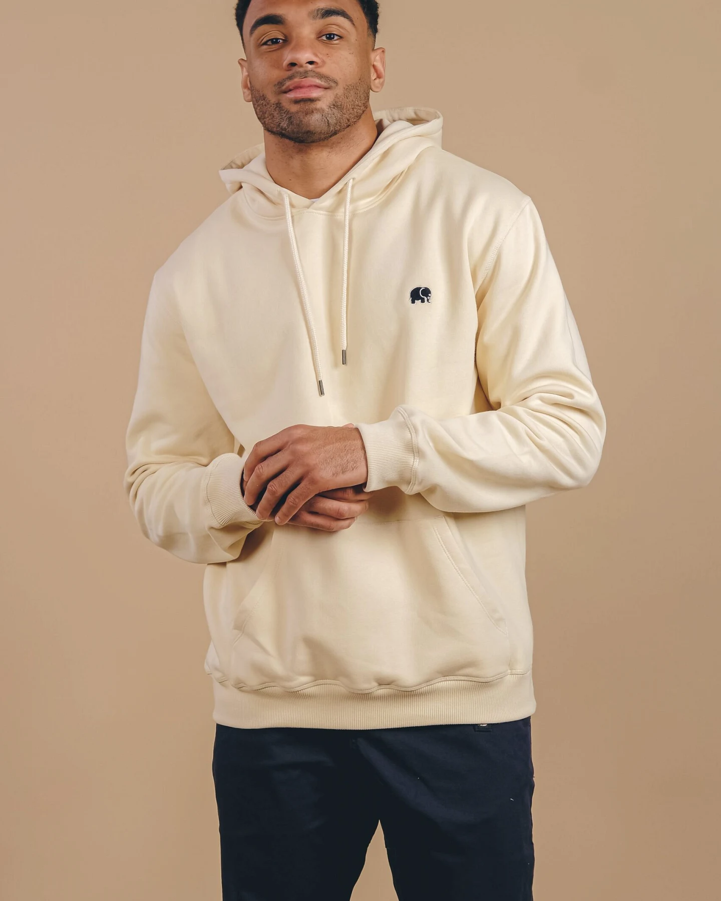 Trendsplant Herren vegan Hoodie Explanada Elfenbein – Ansicht 2