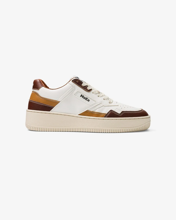 MoEa Herren vegan Sneaker Gen1 Mais Tricolor Braun