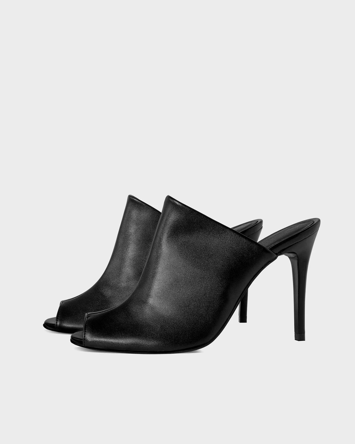 BOHEMA Damen vegan Sandalen Mit Absätzen Urban Chic Nopal Schwarz – Ansicht 2
