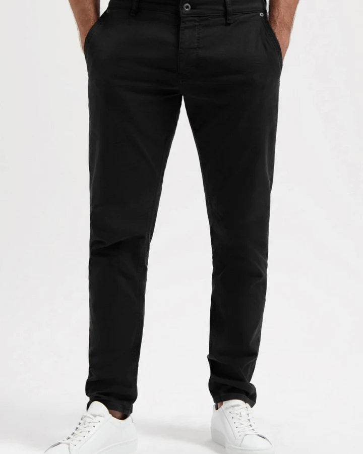 Kuyichi Herren vegan Hose Dexter Schwarz