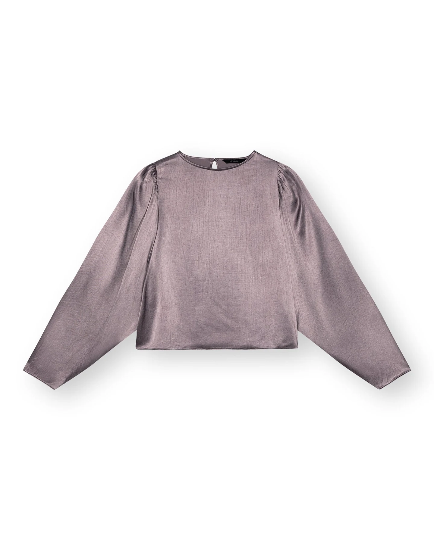 LOVJOI Damen vegan Top Mohnah Hellviolett – Ansicht 2