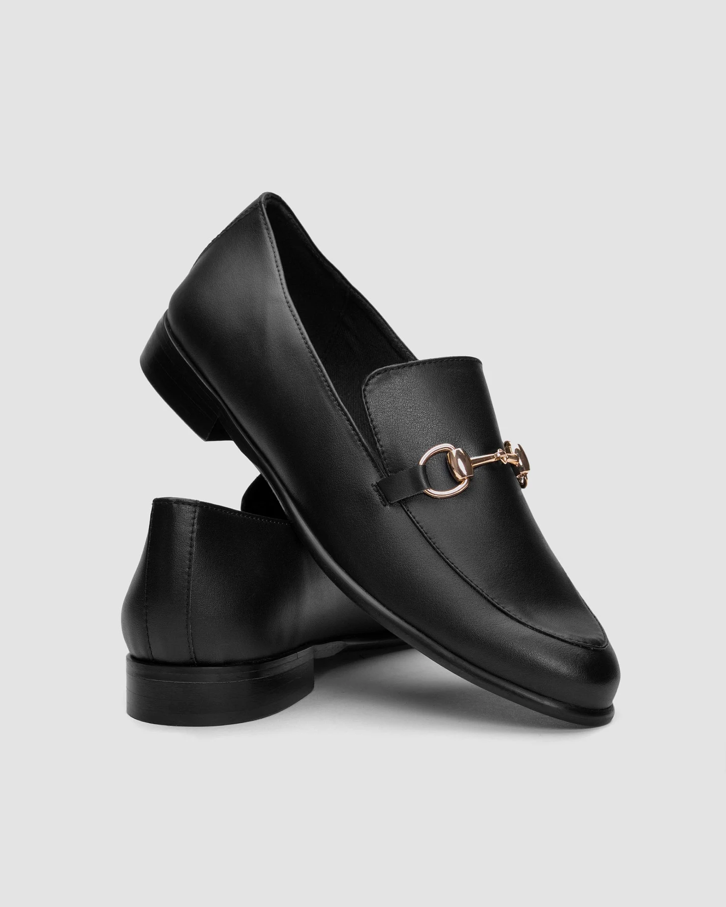 BOHEMA Damen vegan Loafer Shiv Schwarz – Ansicht 2