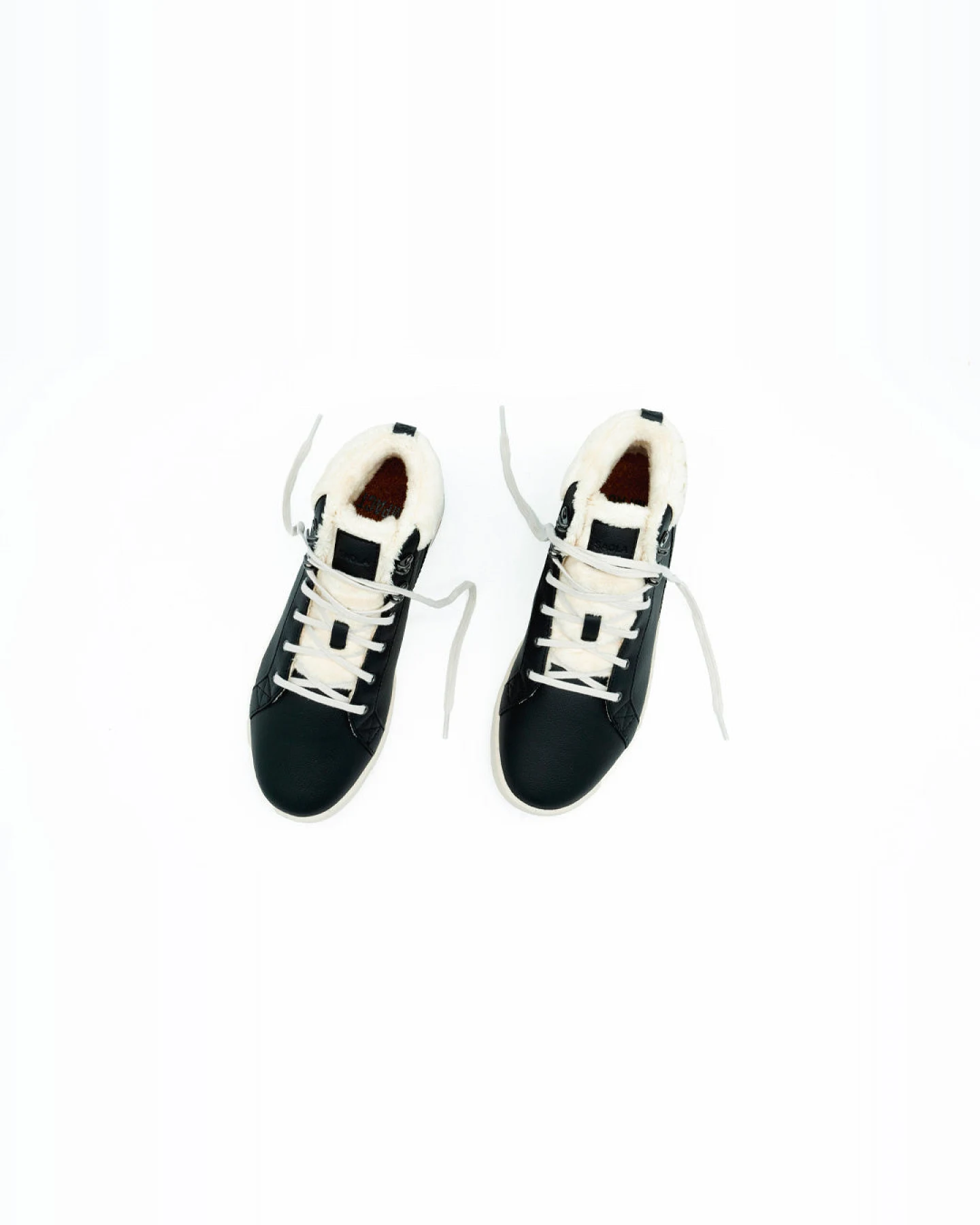 SAOLA Damen vegan Sneaker Damen Bergen Warm Schwarz – Ansicht 2