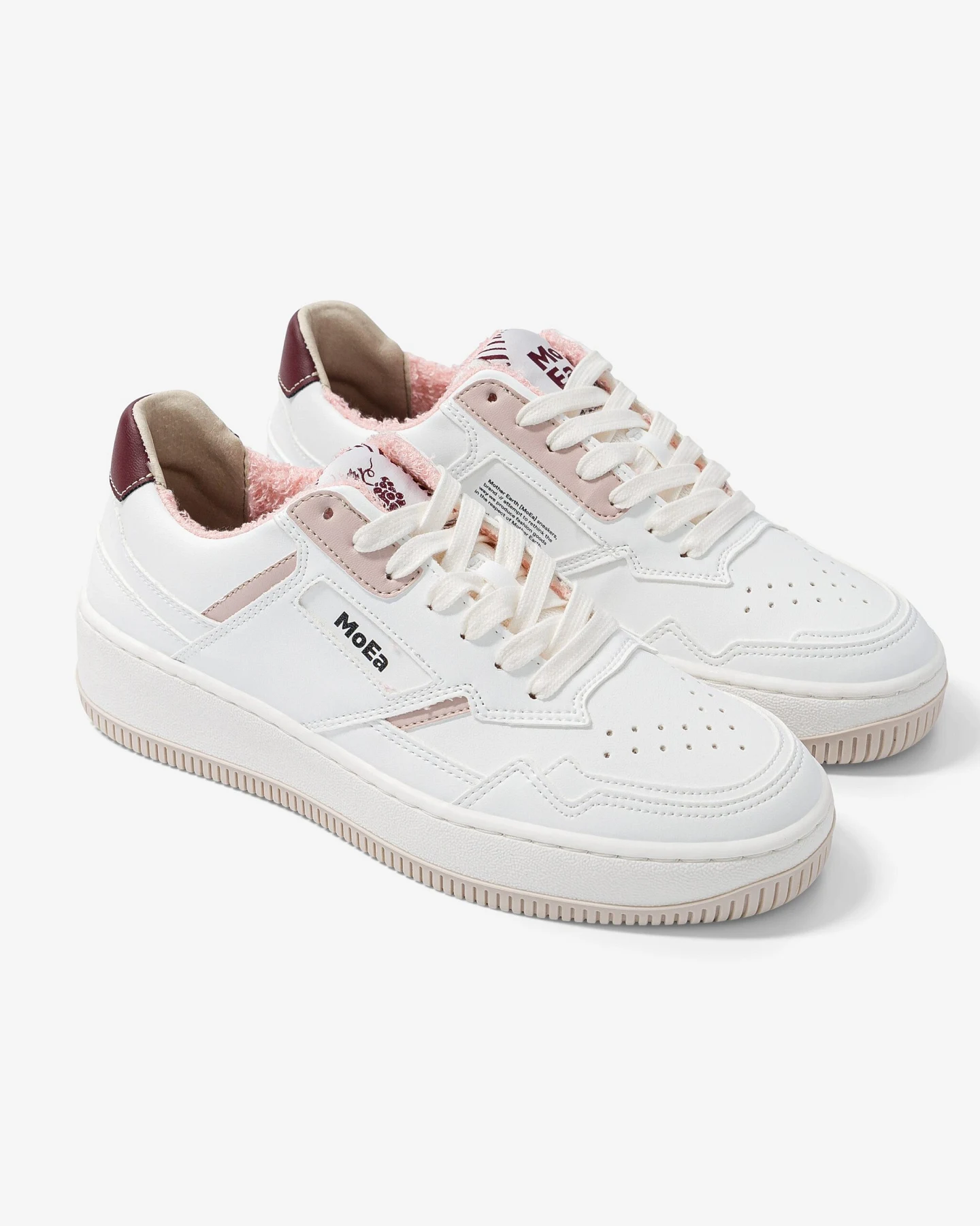 MoEa Herren vegan Sneaker Gen1 Trauben Hellrosa – Ansicht 2