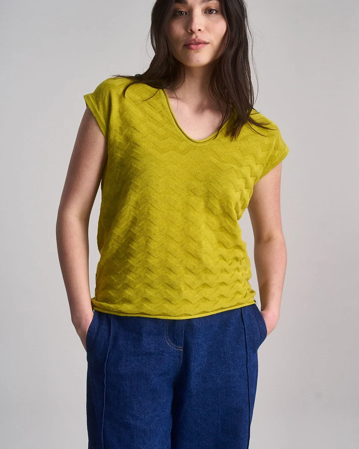 KOMODO Damen vegan Weste Polly Sap Grün
