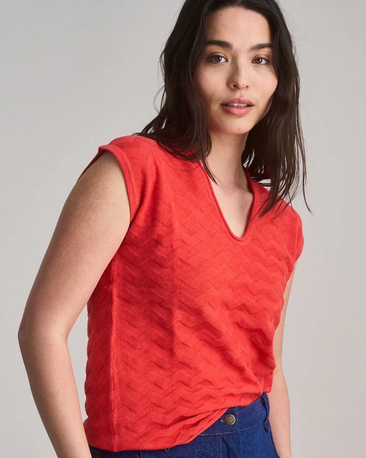 KOMODO Damen vegan Weste Polly Pink