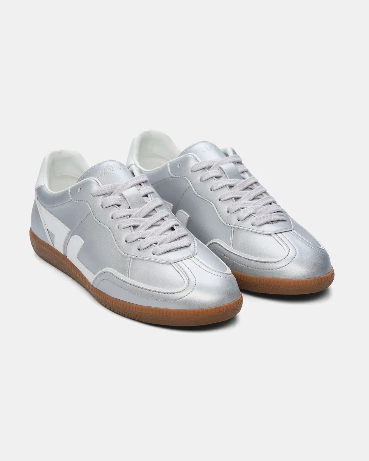 Zèta Herren vegan Sneaker Delta Silber – Ansicht 2