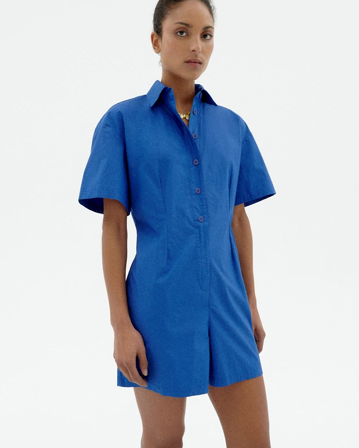 Thinking MU Damen vegan Strampler Roberta Blau