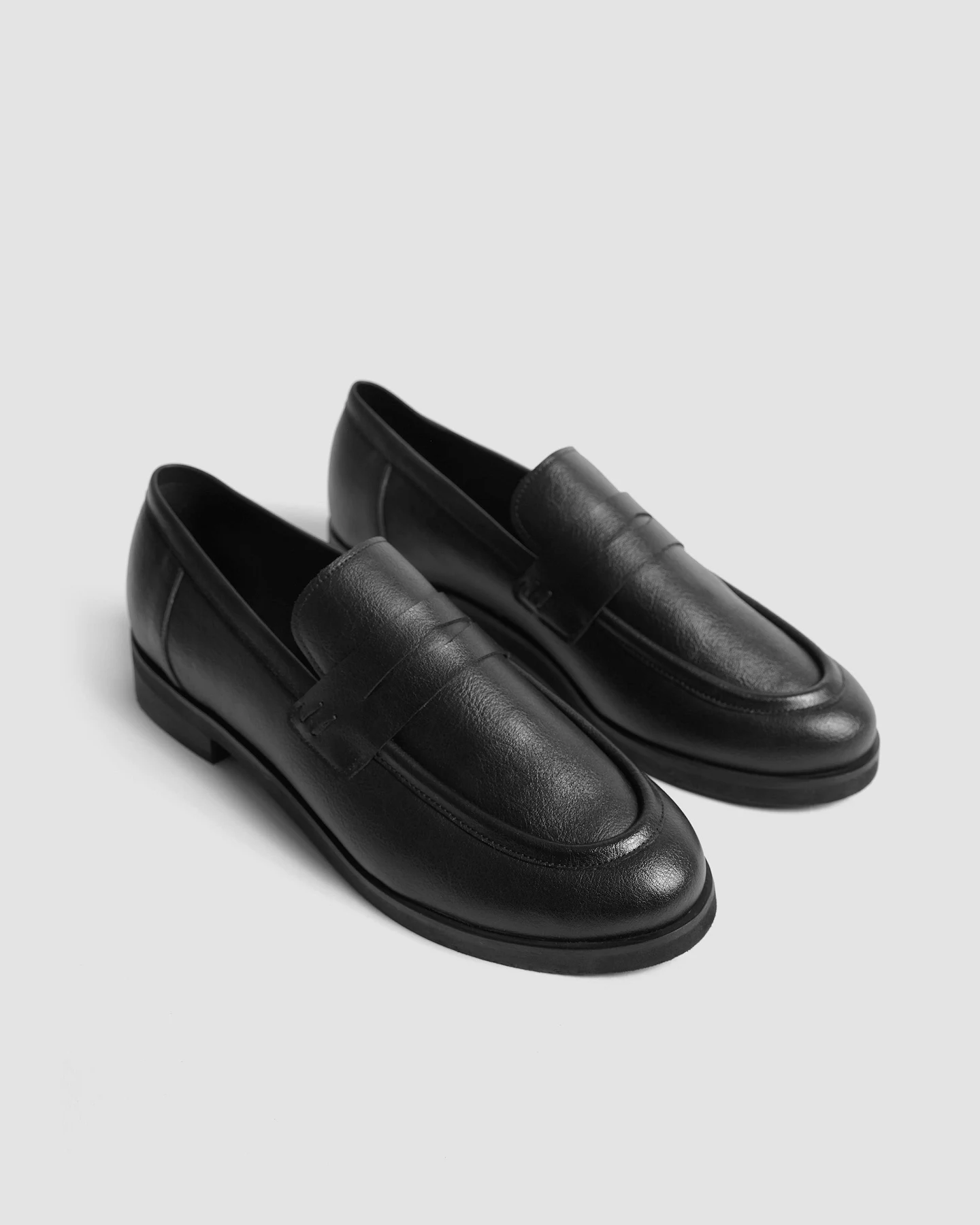 BOHEMA Damen vegan Loafers Dakota Klassisch Schwarz – Ansicht 2