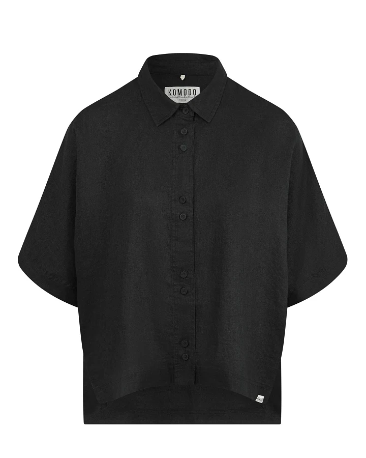 KOMODO Damen vegan Shirt Schwarz