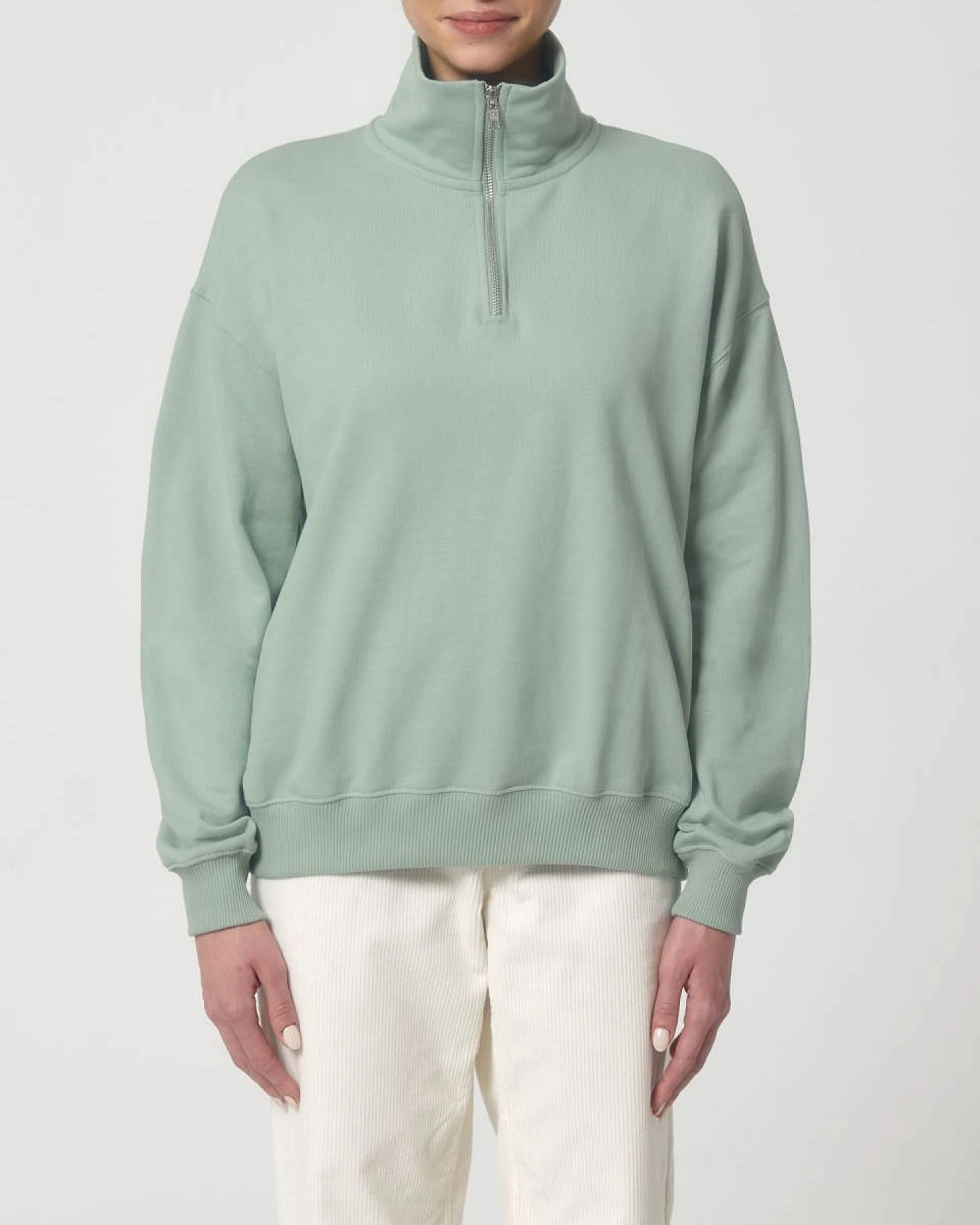 UNIPOLAR Damen vegan Sweatshirt Milford Dry Aloe – Ansicht 2