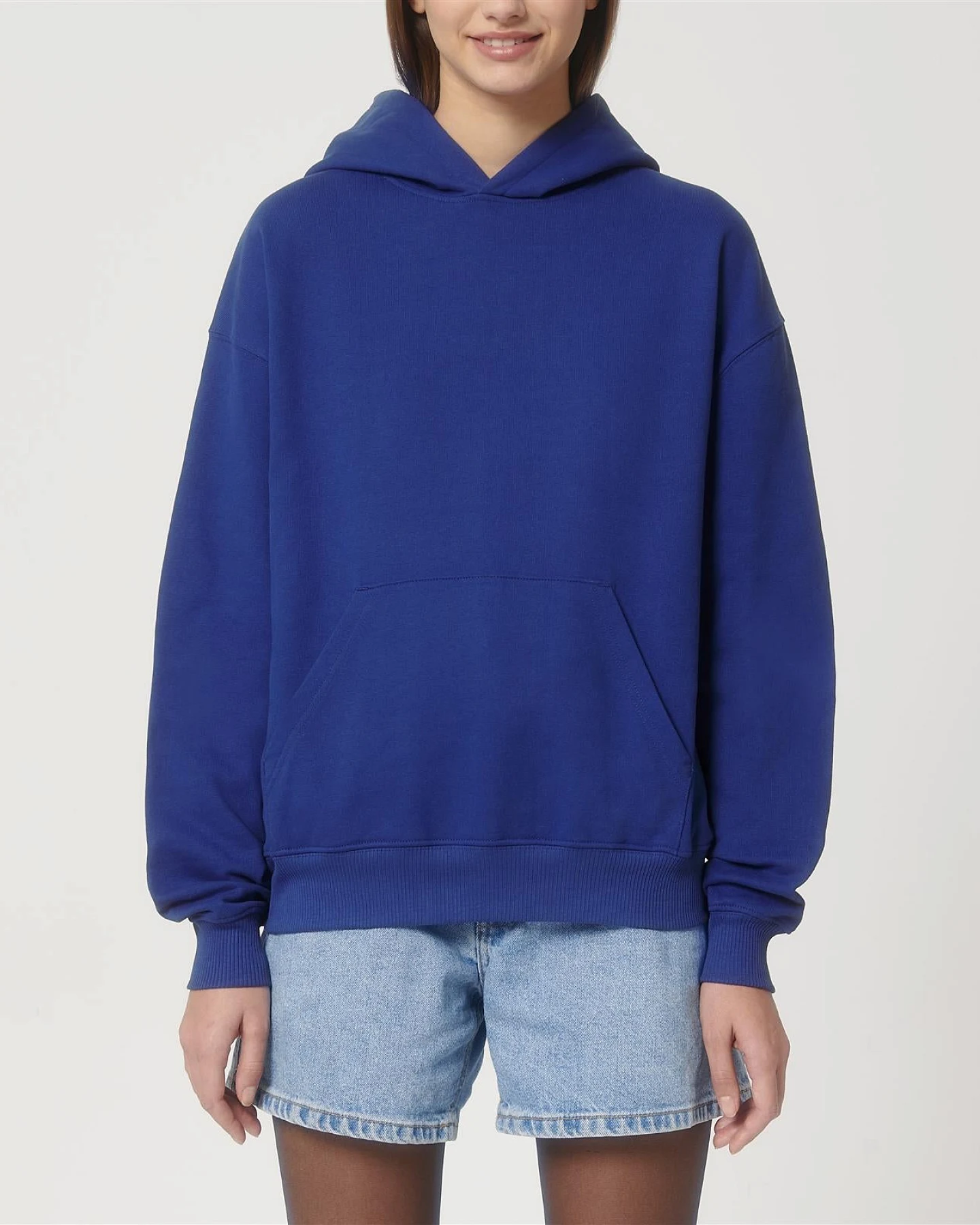 UNIPOLAR Herren vegan Hoodie Correl Worker Blau – Ansicht 2