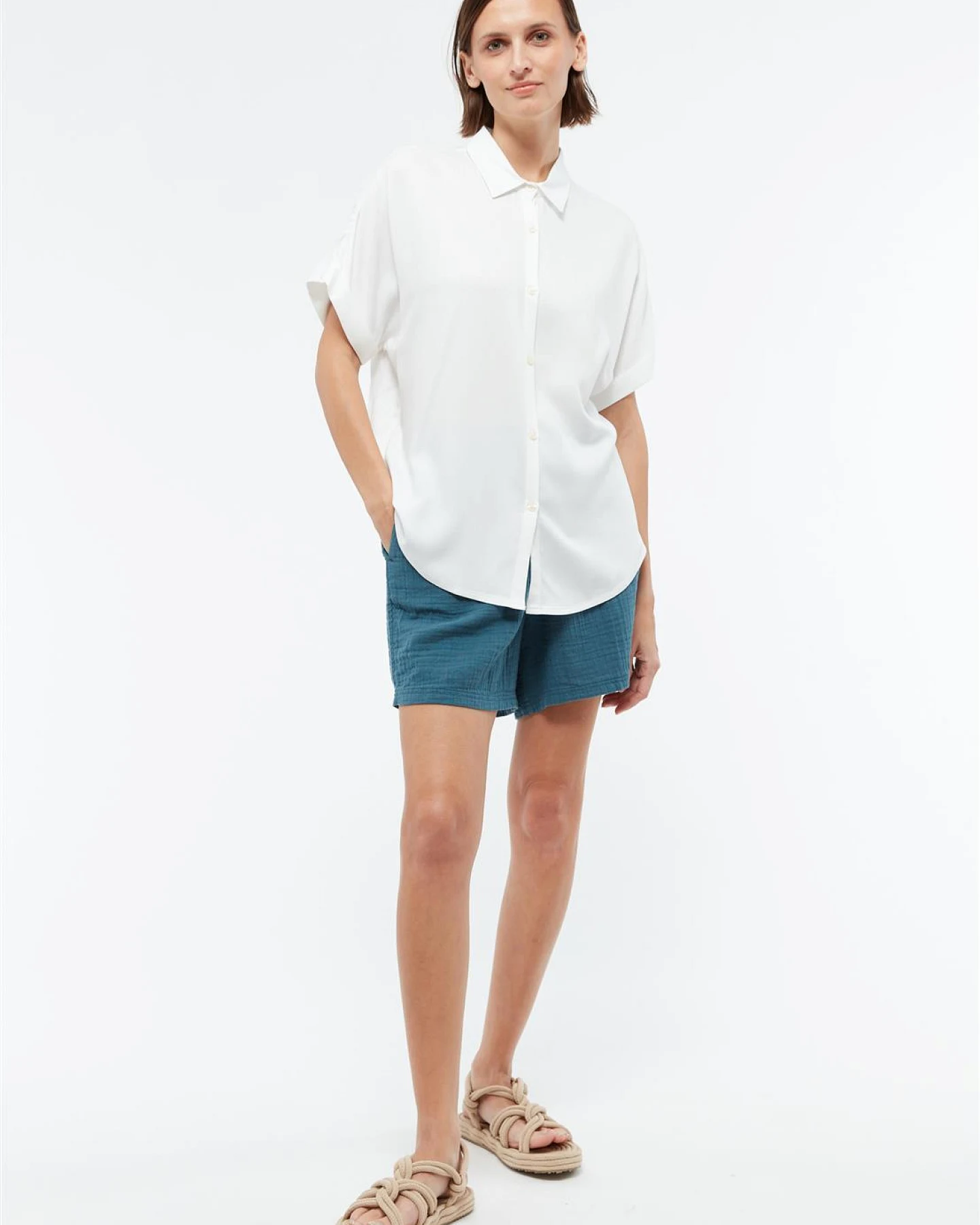 Givn Damen vegan Bluse Sarah Weiß – Ansicht 2