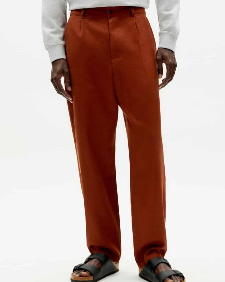 Thinking MU Herren vegan Hose Moero Toasted Brown