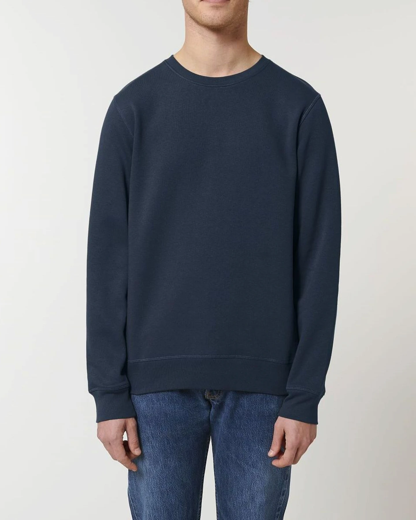 UNIPOLAR Herren vegan Pullover Rolin Navy – Ansicht 2