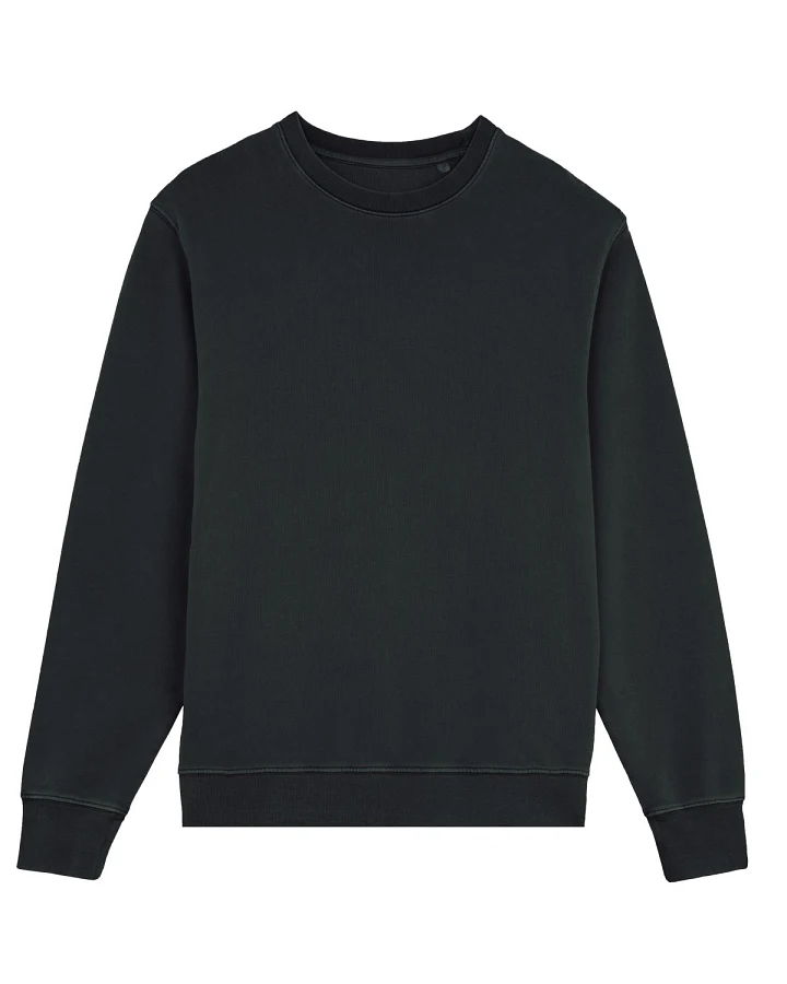 UNIPOLAR Herren vegan Sweatshirt Unisex Match Schwarz