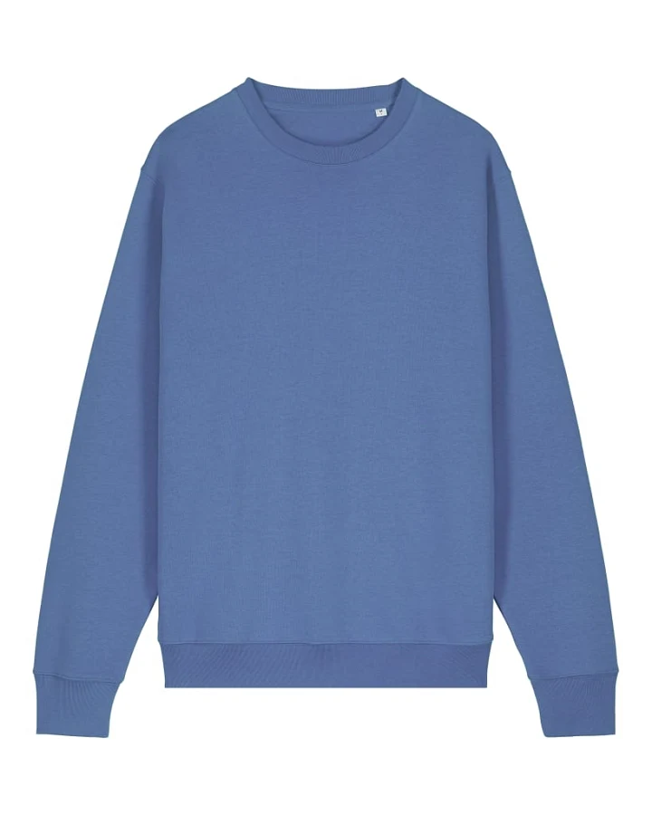 UNIPOLAR Herren vegan Sweatshirt Unisex Match Hellblau