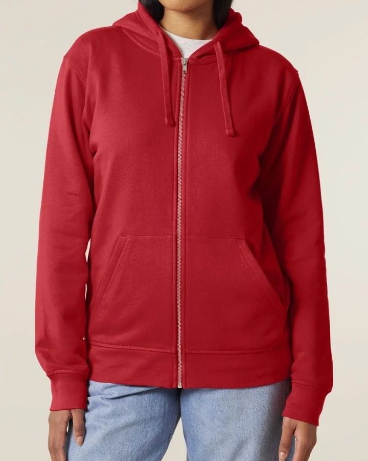 UNIPOLAR Herren vegan Hoodie Mixon Rot