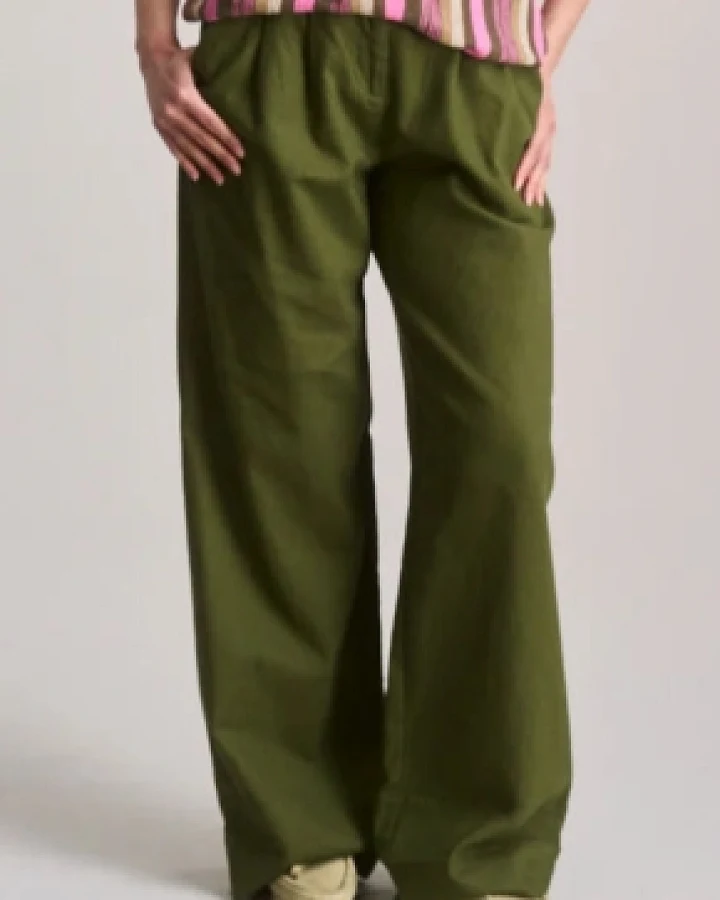 KOMODO Damen vegan Hose Lion Khaki