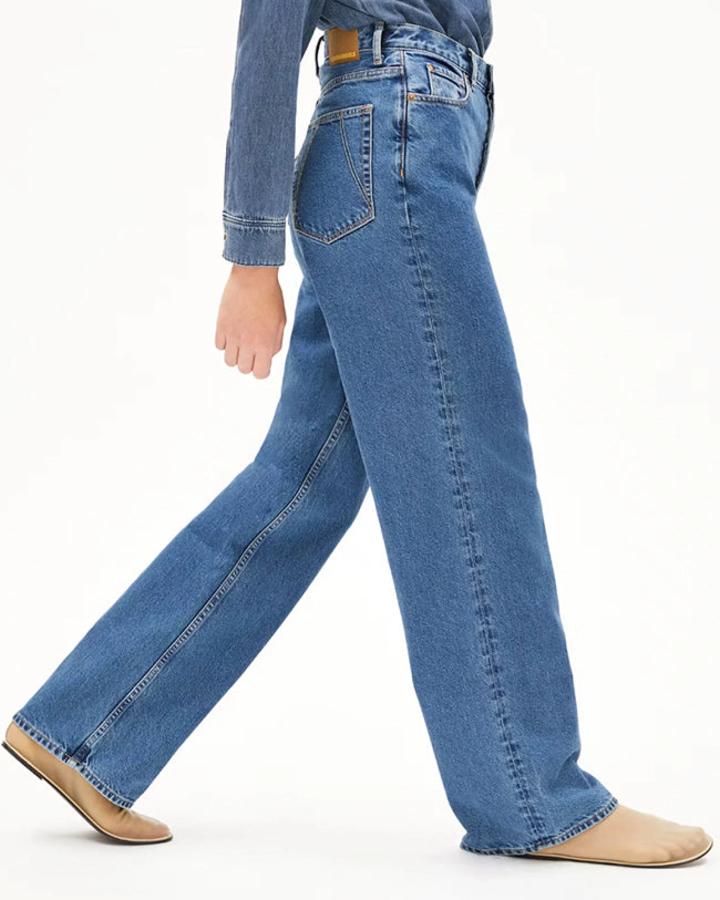 ARMEDANGELS Damen vegan Jeans Enijaa Daydream Blau – Ansicht 2