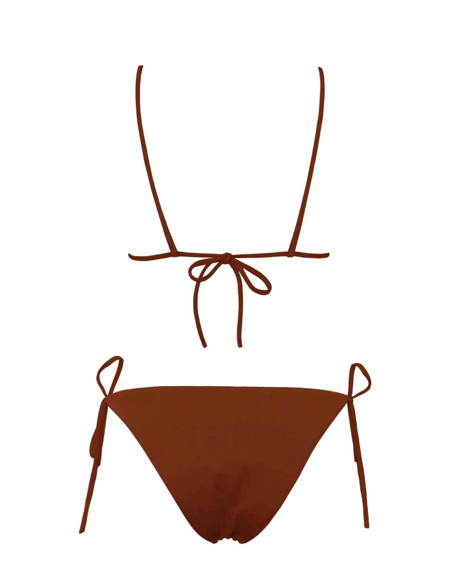 Anekdot Damen vegan Bikini Set Olbia Triangle Rust – Ansicht 2