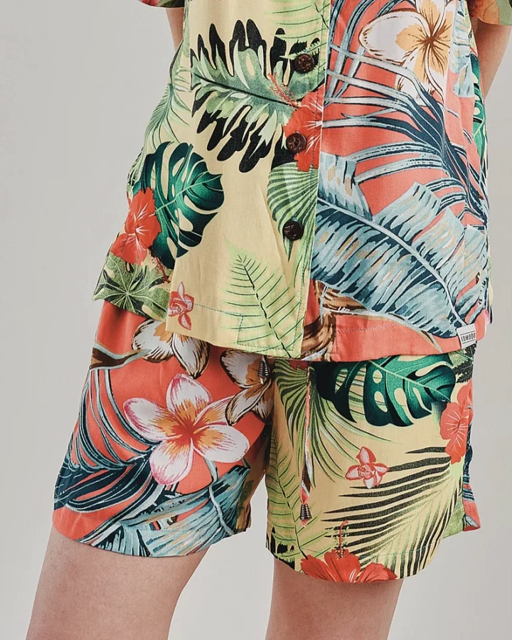 KOMODO Damen vegan Shorts Grace Tropical Multicolour