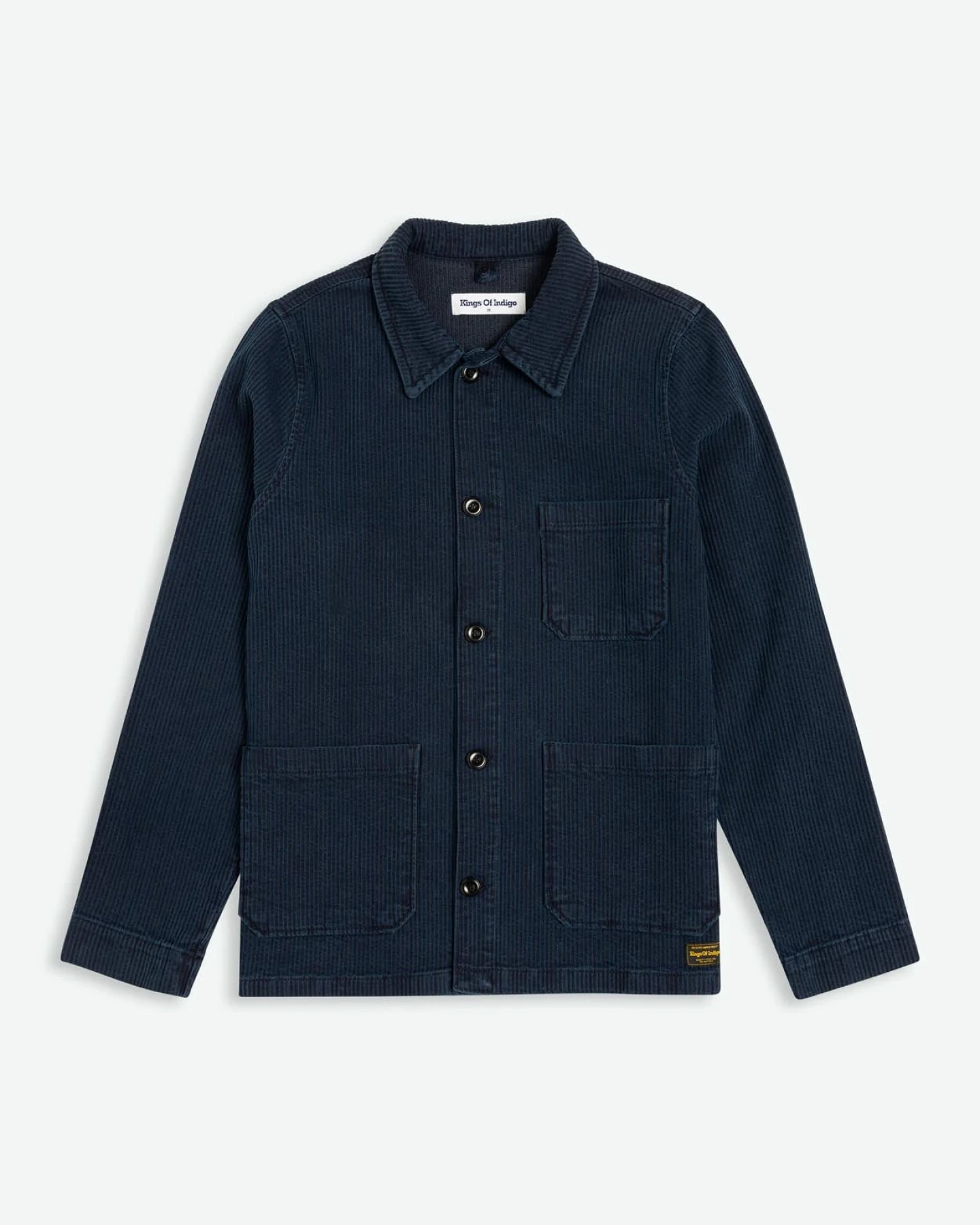 Kings of Indigo Herren vegan Jacke Duncan Mid Indigo Cord – Ansicht 2