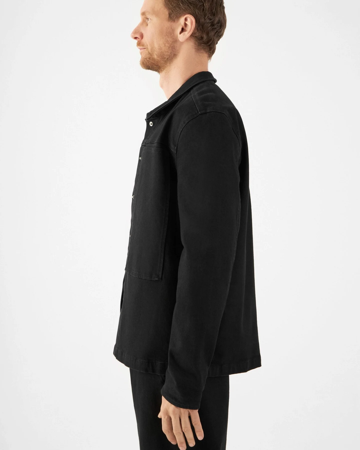 Dawn Herren vegan Jacke Quiet Schwarz/Schwarz – Ansicht 2