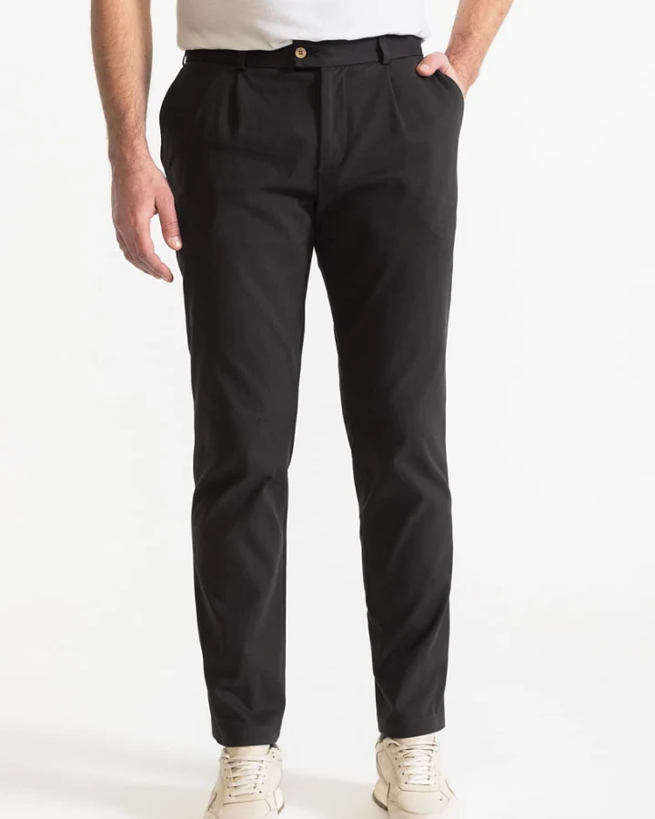 De IONESCU Herren vegan Hose Chesler Grau