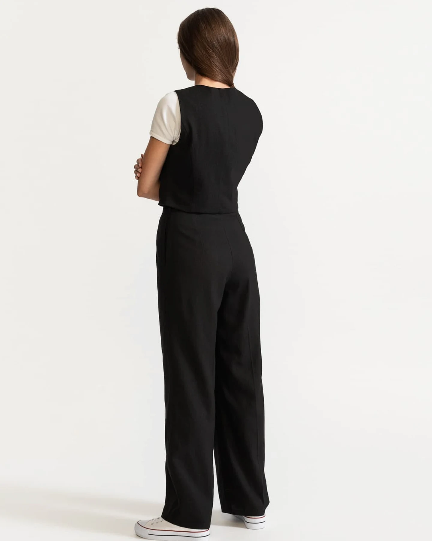 De IONESCU Damen vegan Set Figa Leinen Schwarz – Ansicht 2