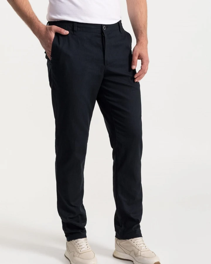 De IONESCU Herren vegan Hose Moldoveanu Marineblau
