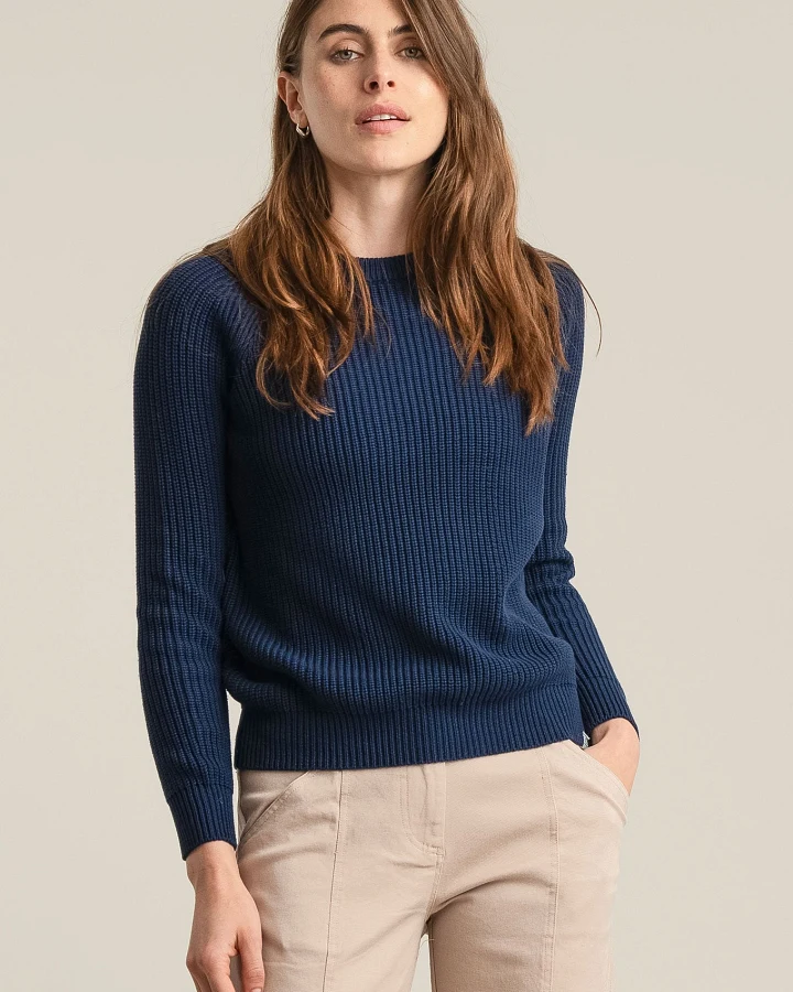 KOMODO Damen vegan Pullover Sergio Navy