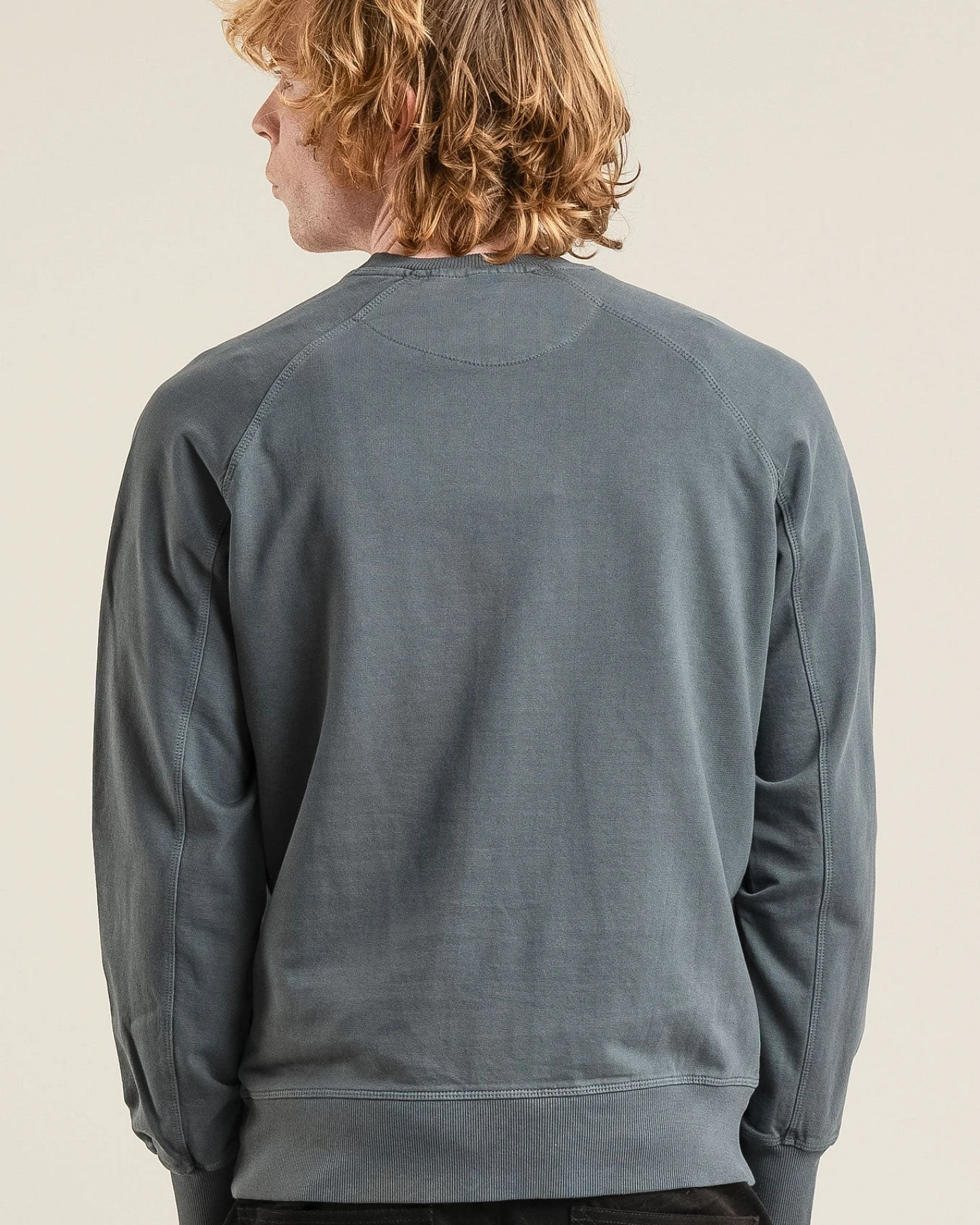 KOMODO Herren vegan Sweatshirt Dragon Washed Schwarz – Ansicht 2