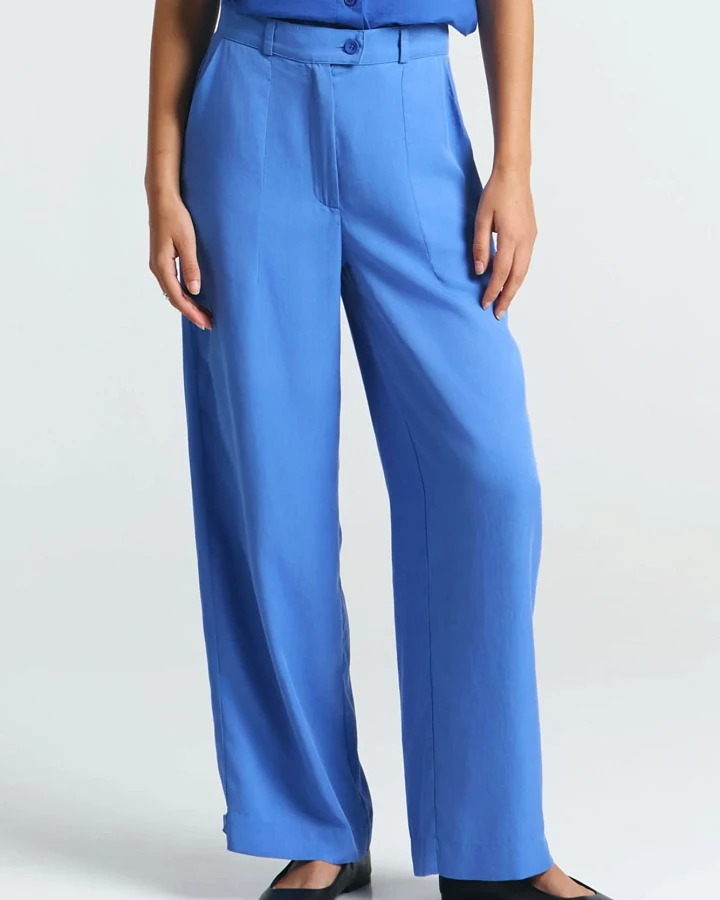 SUITE13LAB Damen vegan Hose Samana Klein Blau