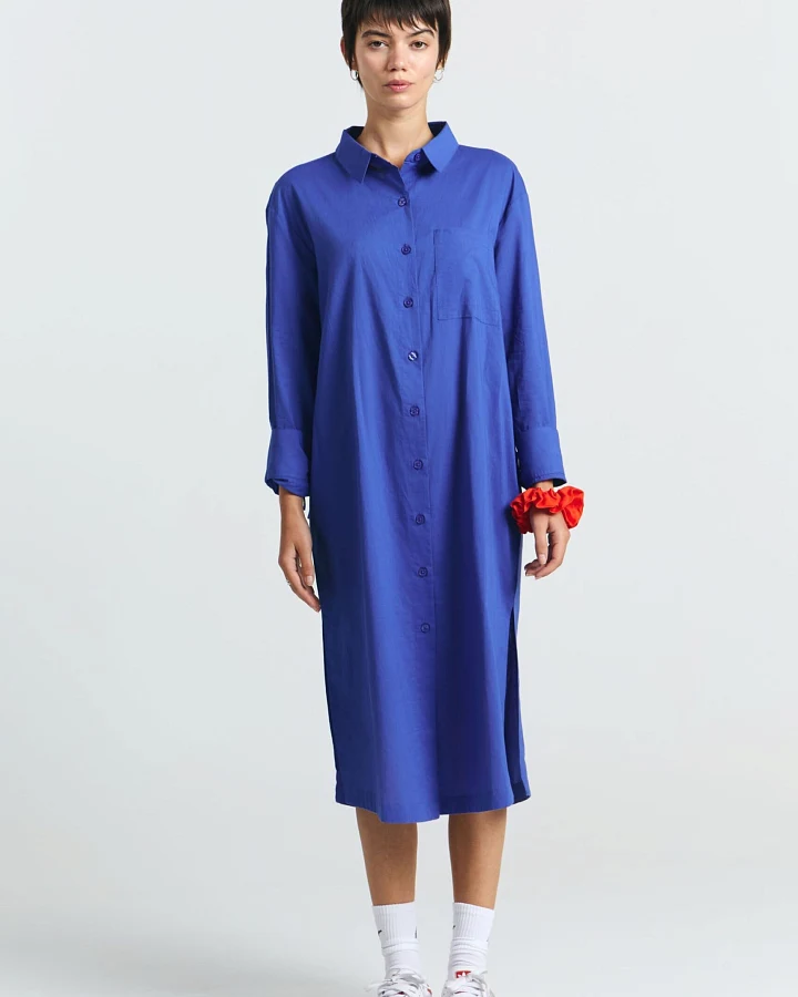SUITE13LAB Damen vegan Kleid Nahuas Klein Blau