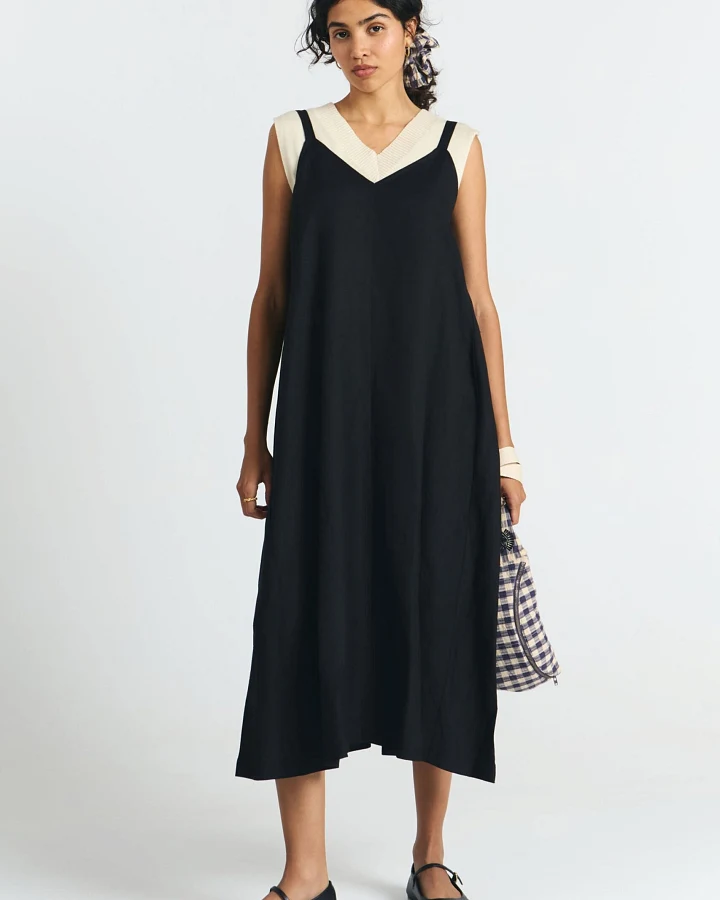 SUITE13LAB Damen vegan Kleid Nagua Schwarz