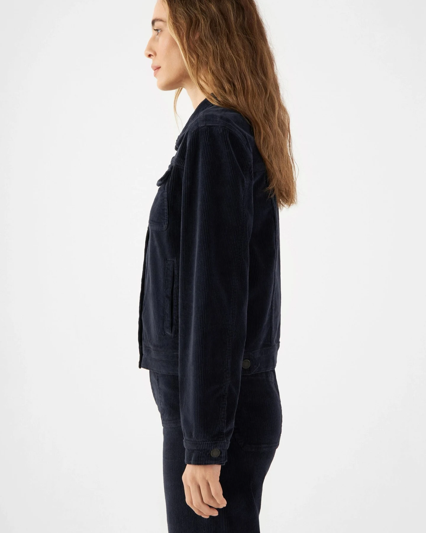 Dawn Damen vegan Jacke Callisto Dark Navy – Ansicht 2