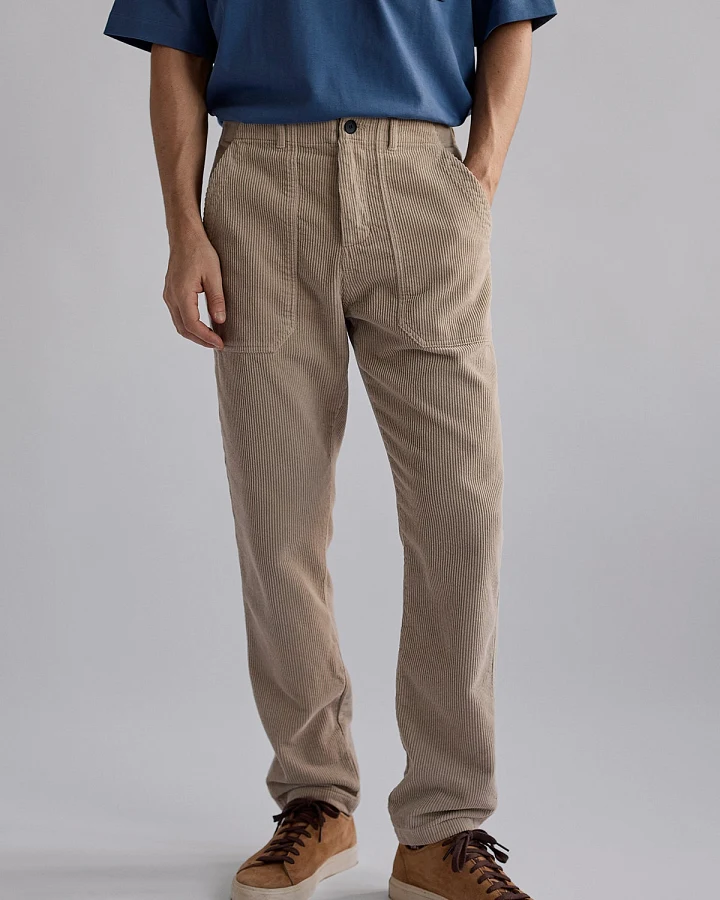 TWOTHIRDS Herren vegan Hose Cranfield Feather Grey
