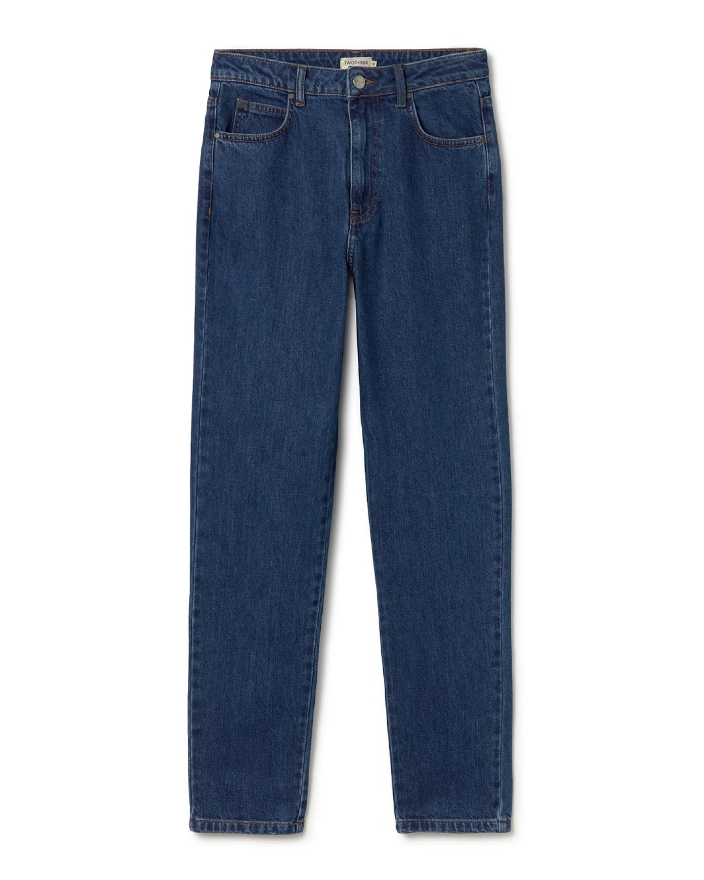 TWOTHIRDS Damen vegan Jeans Nakholmen Dunkelblau – Ansicht 2
