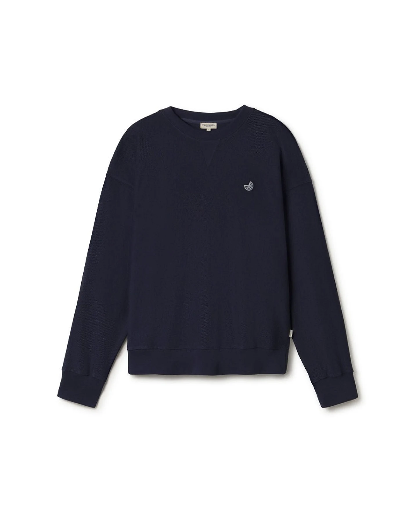 TWOTHIRDS Herren vegan Sweatshirt Middelhagen Navy – Ansicht 2