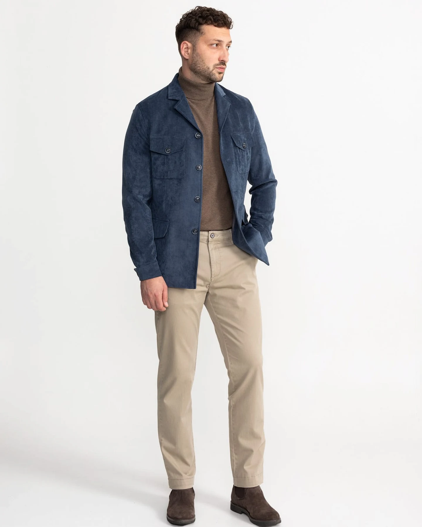 De IONESCU Herren vegan Hose Sinaia Beige – Ansicht 2