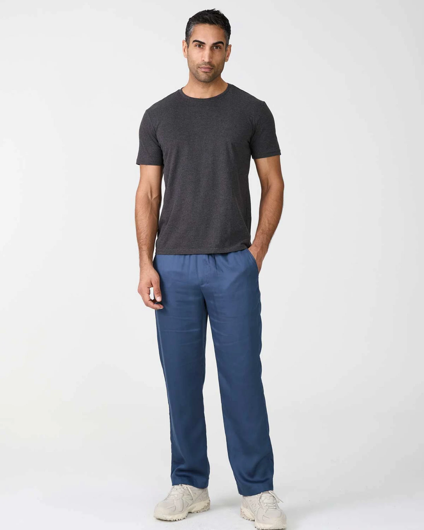 Yahmo Herren vegan Hose Walter Blau – Ansicht 2