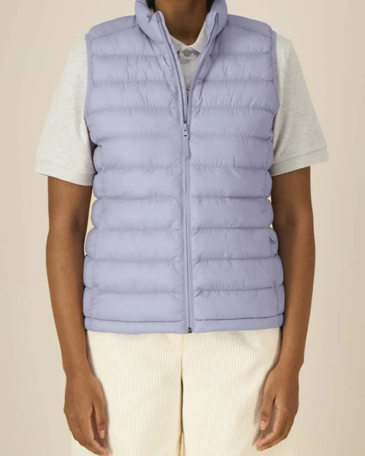 UNIPOLAR Damen vegan Steppweste Klettern Lavendel